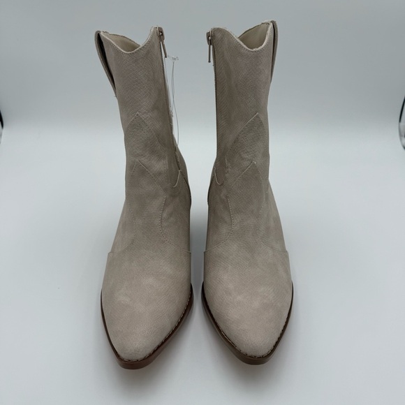 Coconuts By Matisse Bambi Leather Western Cowgirl High Heel Ankle Boots 7.5 NWOT - Picture 4 of 9